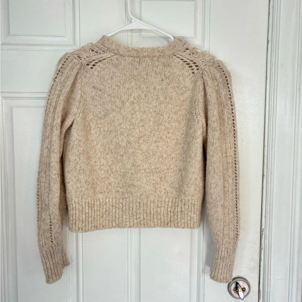 Everlane cloud cardigan in heathered oatmeal - Picture 3 of 4